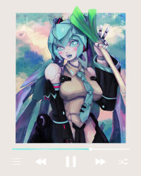 hatsune miku from vocaloid