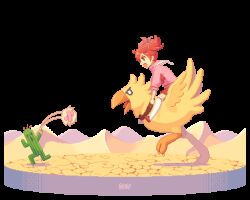 chocobo from final fantasy by chobi