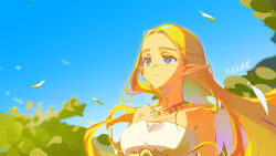 princess zelda from the legend of zelda by haun