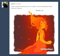 flame princess from adventure time by dav-19