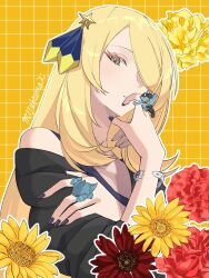 cynthia (pokemon) from pokemon by mijukuma