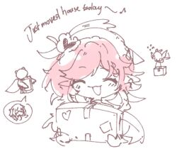 elysia (hi love elf) (honkai impact) from honkai (series)