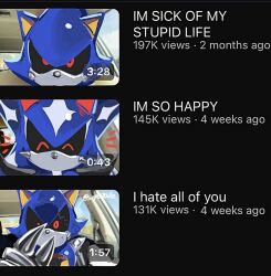 metal sonic from sonic (series) by 9474s0ul