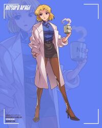 akagi ritsuko from neon genesis evangelion by edwin huang