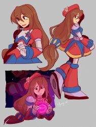 iris (mega man) from mega man (series) by milaisadoodles