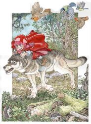 big bad wolf fan art