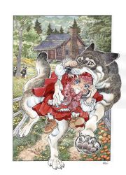 big bad wolf fan art