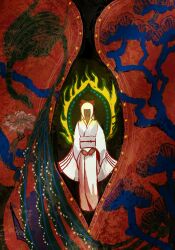 fujiwara no mokou from touhou
