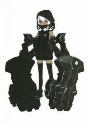 strength (black rock shooter) from black rock shooter by huke