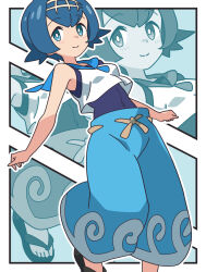 lana (pokemon) from pokemon by kanbei (pixiv11037490)
