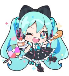 hatsune miku from magical mirai (vocaloid) by fuusen neko