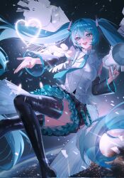 hatsune miku from vocaloid