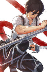 mikasa ackerman from shingeki no kyojin by jhony caballero