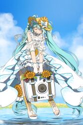 hatsune miku from magical mirai (vocaloid)
