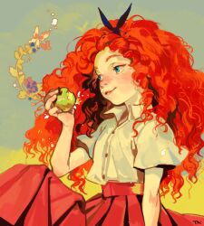 merida (brave) from brave (pixar) by coida