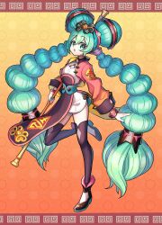 hatsune miku from vocaloid