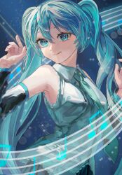 hatsune miku from vocaloid