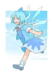 cirno from touhou by rangycrow