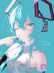 hatsune miku from vocaloid