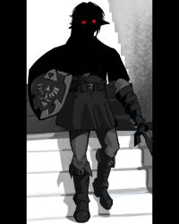 dark link from the legend of zelda