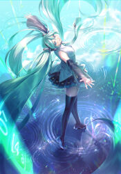hatsune miku from vocaloid