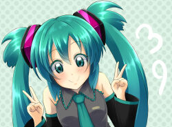 hatsune miku from vocaloid by kadomaki shinnosuke