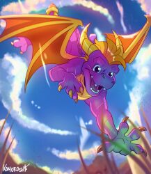 spyro the dragon from spyro (series) by komoroshi