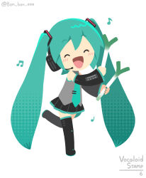 hatsune miku from vocaloid