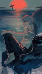 nagisa kaworu from neon genesis evangelion