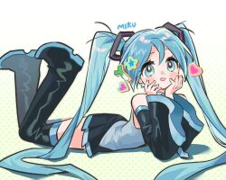 hatsune miku from vocaloid