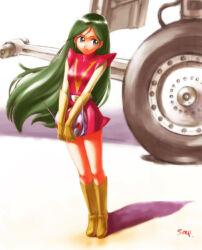 nanbara chizuru from choudenji robo combattler v by saeki shouji