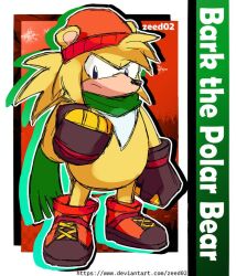 bark the polar bear from sonic (series)