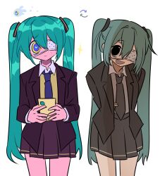 hatsune miku from monitoring (vocaloid)