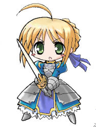 artoria pendragon (fate) from fate/stay night by nakamura hisashi