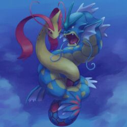 gyarados from pokemon by mijinko (barabadge)