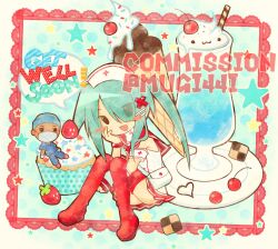 hatsune miku from vocaloid