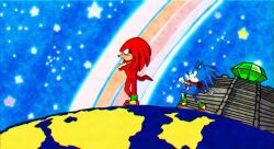 knuckles the echidna from dragon ball