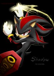 shadow the hedgehog from sonic (series) by myly14