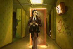 loki (marvel) from backrooms (creepypasta)