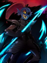 undyne from undertale by horusaku