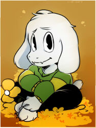 asriel dreemurr from undertale by horusaku