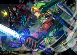 link from the legend of zelda by bashikou
