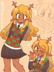 noelle holiday from deltarune by sofo soup