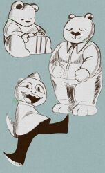 gift bear from undertale by nosebleed-inglishera