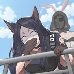 dobermann (arknights) fan art
