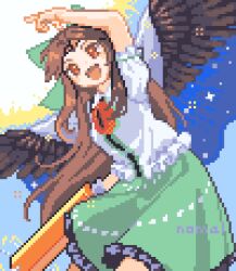 reiuji utsuho from touhou