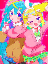 hatsune miku from vocaloid