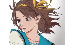 suzumiya haruhi from suzumiya haruhi no yuuutsu