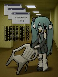 hatsune miku from backrooms (creepypasta)