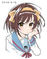 suzumiya haruhi from suzumiya haruhi no yuuutsu